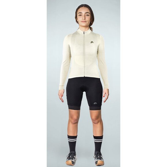 CIMA CIMACOPPI V5 Merino Wool Cycling Zip Up Jacket in Cream Outdoor Size L - Picture 1 of 14